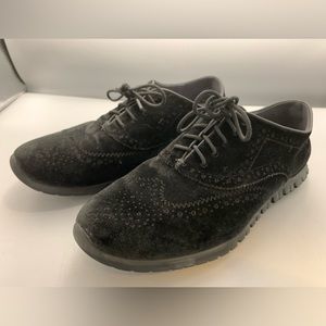 Cole Haan Zero Grand Black Wingtip Oxford Women’s Size 10B